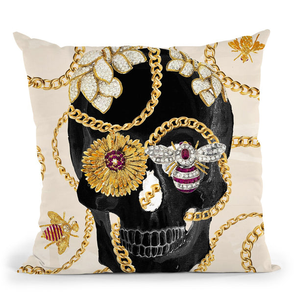 Gold Digger I Throw Pillow by Jodi Pedri
