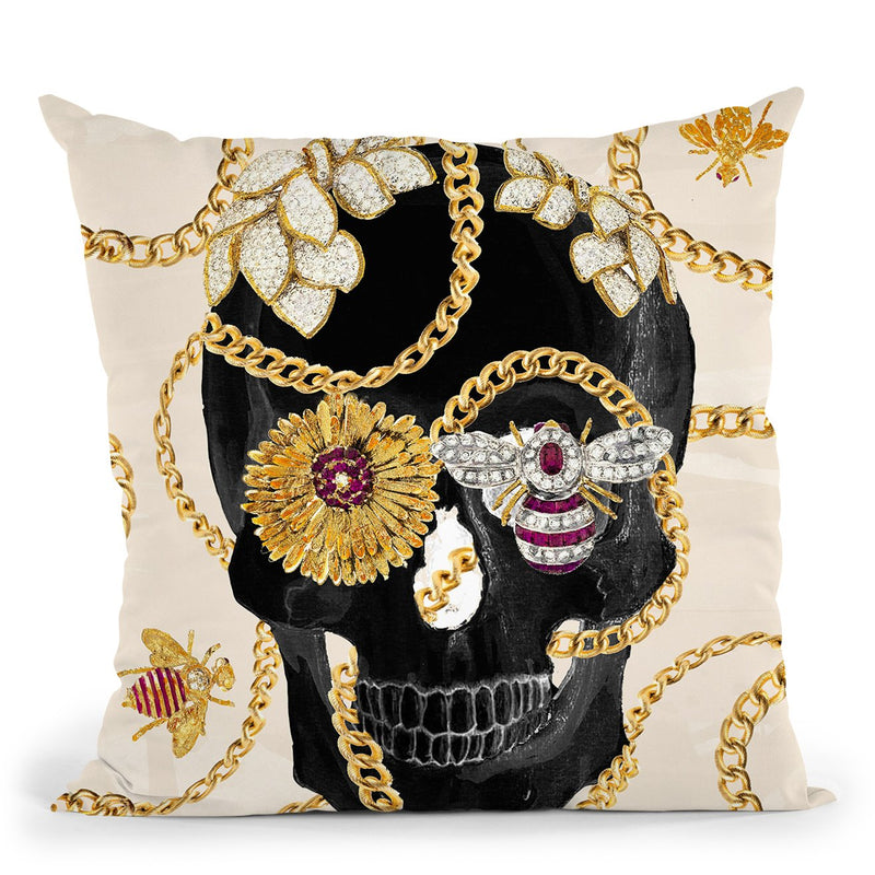 Gold Digger I Throw Pillow by Jodi Pedri