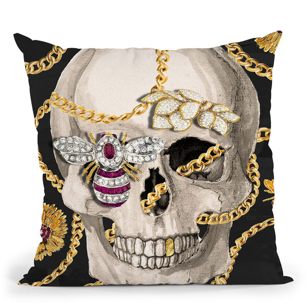 Gold Digger Throw Pillow by Jodi Pedri