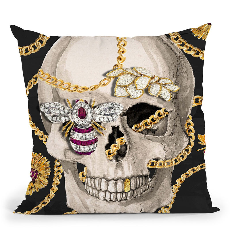 Gold Digger Throw Pillow by Jodi Pedri