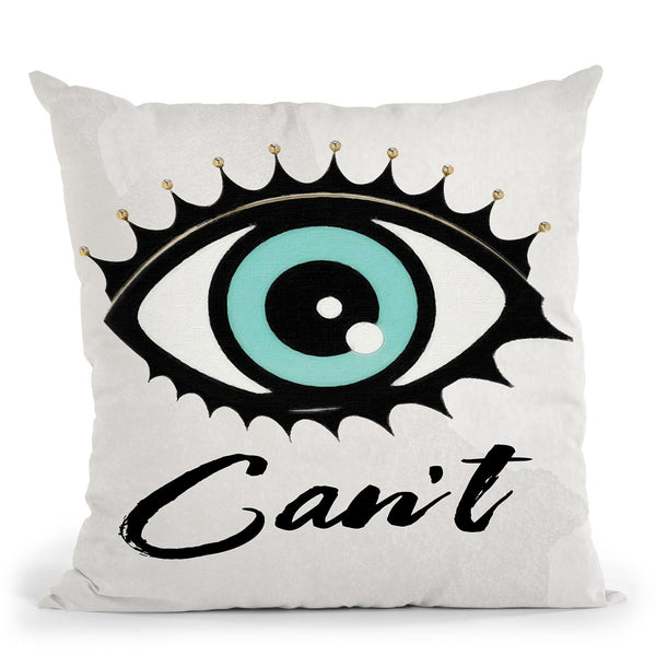 I Can'T Throw Pillow by Jodi Pedri