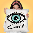 I Can'T Throw Pillow by Jodi Pedri