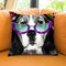 Beagel In Sunglasses Throw Pillow by Jodi Pedri