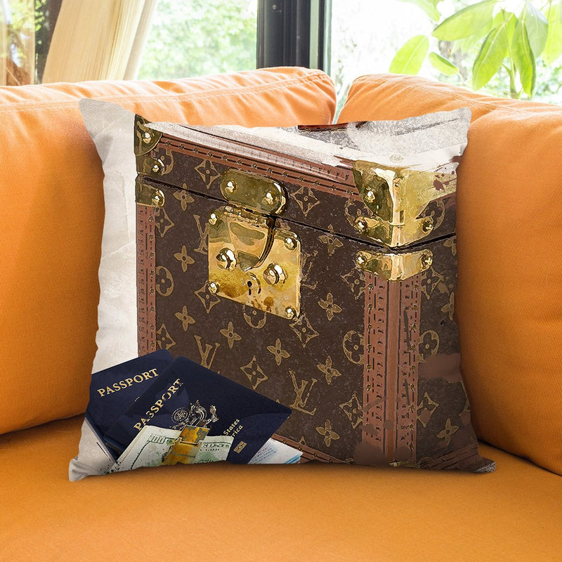 Let'S Go Copy Throw Pillow by Jodi Pedri