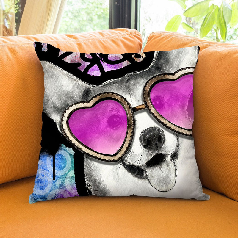 Corgi In Sunglasses Throw Pillow by Jodi Pedri