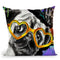 Pug In Sunglasses Throw Pillow by Jodi Pedri