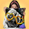 Pug In Sunglasses Throw Pillow by Jodi Pedri