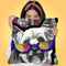 Yorkie In Sunglasses Throw Pillow by Jodi Pedri