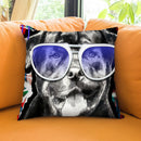 Rottweiler In Sunglasses Throw Pillow by Jodi Pedri