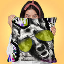 Germanepherd In Sunglasses Throw Pillow by Jodi Pedri