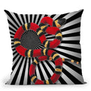 Snake I Throw Pillow by Jodi Pedri