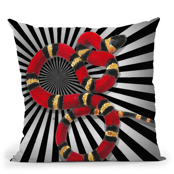 Snake I Throw Pillow by Jodi Pedri