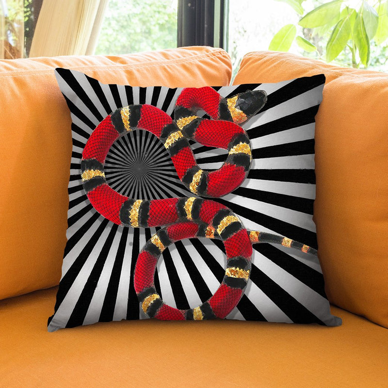 Snake I Throw Pillow by Jodi Pedri