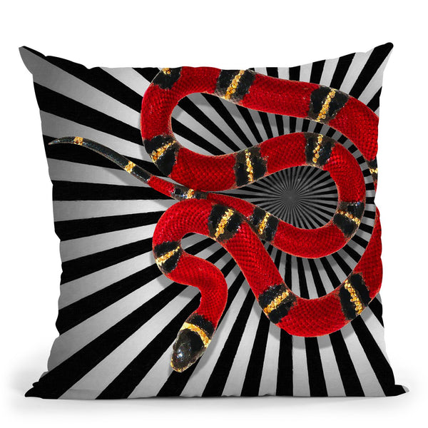 Snake Ii Throw Pillow by Jodi Pedri