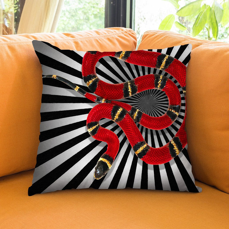Snake Ii Throw Pillow by Jodi Pedri