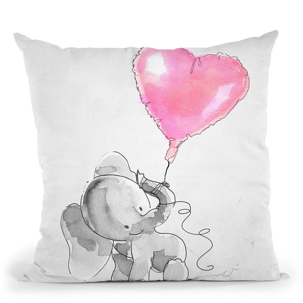 Baby Elli Throw Pillow by Jodi Pedri