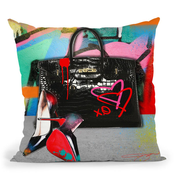 Bad Decicesions Throw Pillow by Jodi Pedri