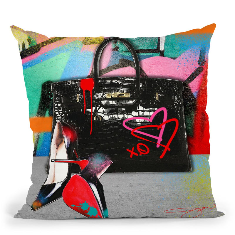 Bad Decicesions Throw Pillow by Jodi Pedri