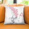 Blessed Pink Throw Pillow by Jodi Pedri