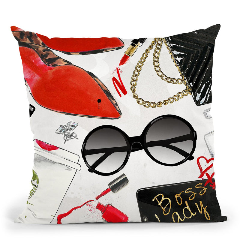 Boss Lady 2 Throw Pillow by Jodi Pedri