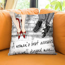 Best Accessory Throw Pillow by Jodi Pedri