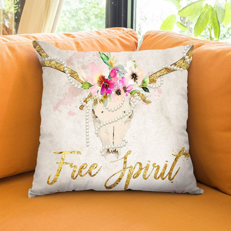 Free Spirit Throw Pillow by Jodi Pedri