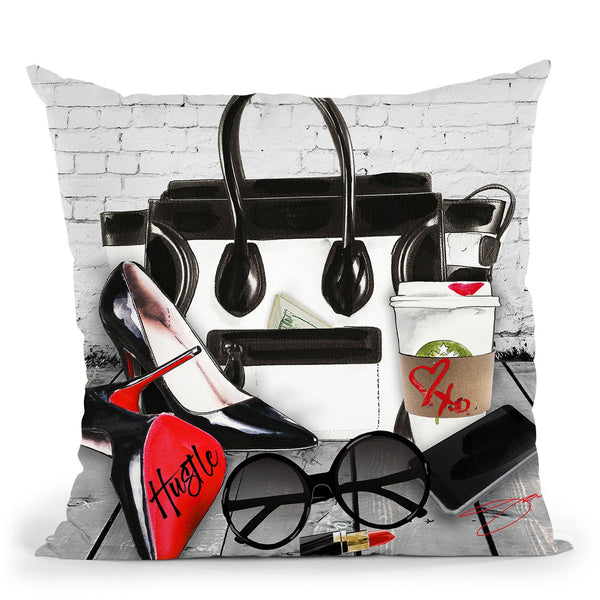 Hustle 2 Throw Pillow by Jodi Pedri
