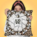 Its A Jungle Love Throw Pillow by Jodi Pedri