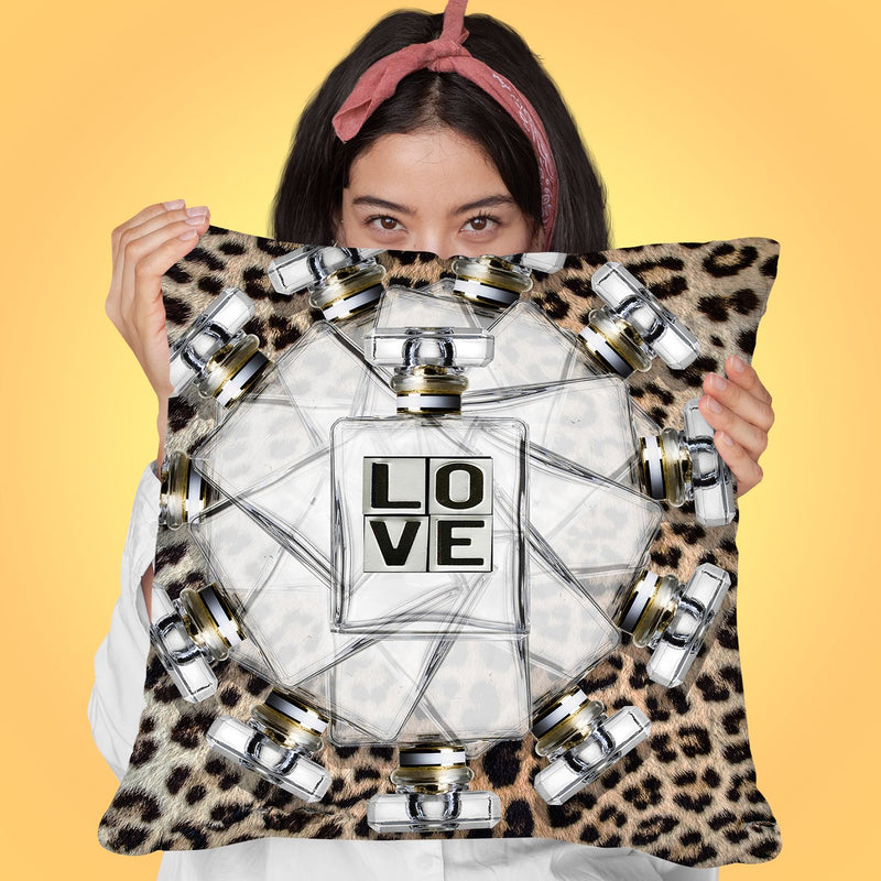 Its A Jungle Love Throw Pillow by Jodi Pedri