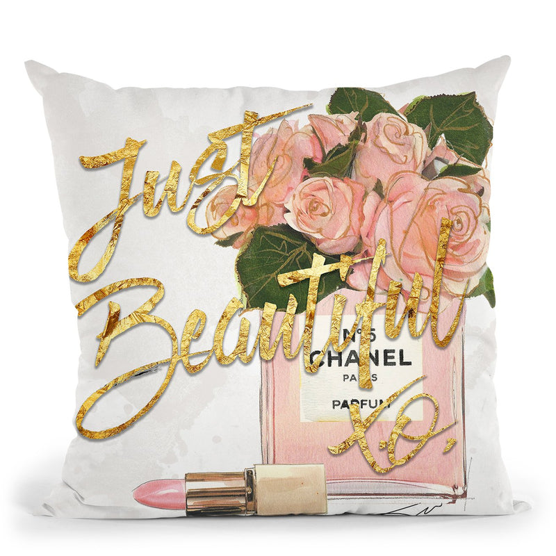 Just Beautiful Throw Pillow by Jodi Pedri
