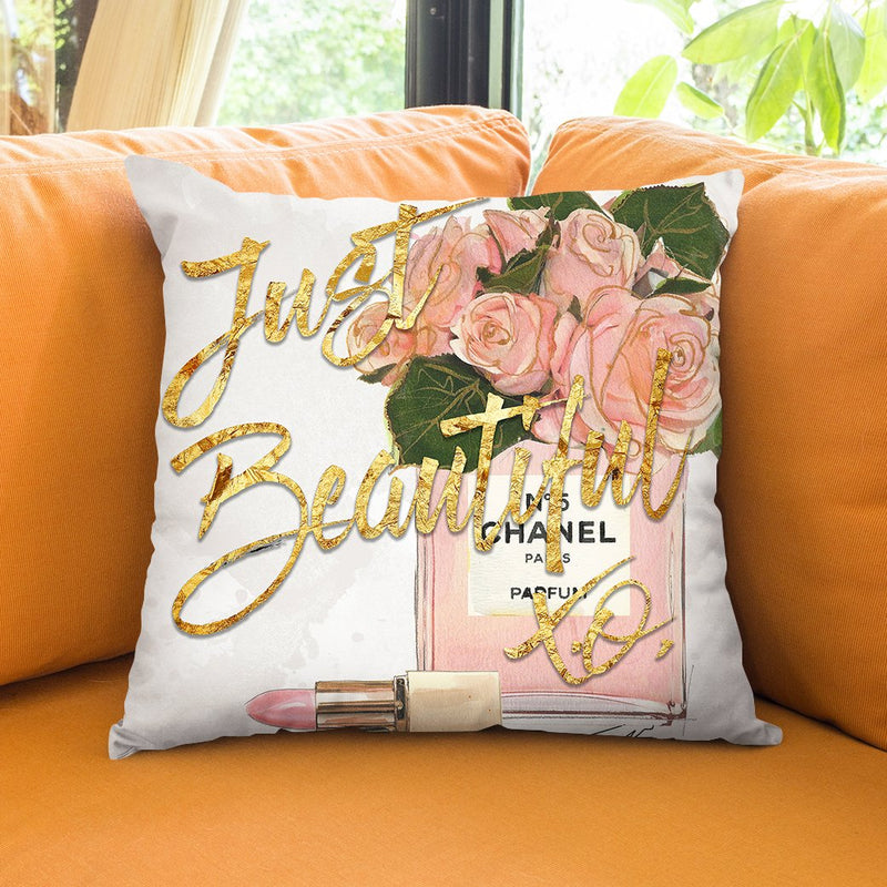 Just Beautiful Throw Pillow by Jodi Pedri