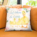 Let Them Be Little Throw Pillow by Jodi Pedri