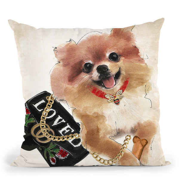 Love You To Pieces Throw Pillow by Jodi Pedri