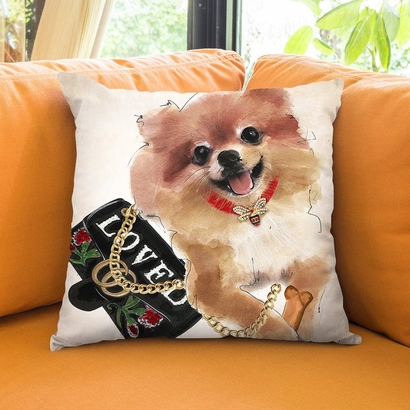 Love You To Pieces Throw Pillow by Jodi Pedri