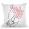 Loved Throw Pillow by Jodi Pedri