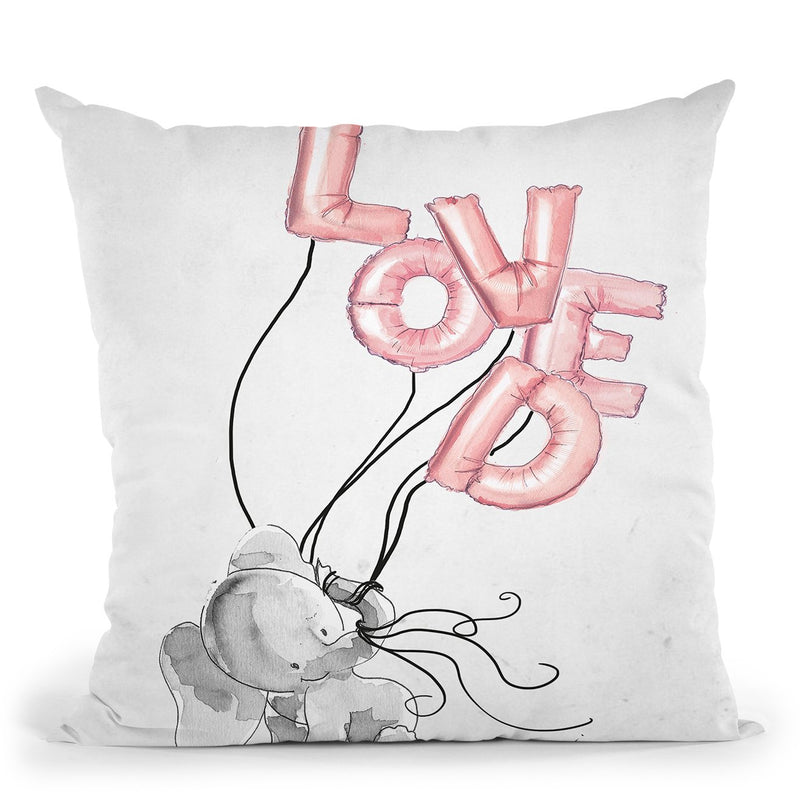 Loved Throw Pillow by Jodi Pedri