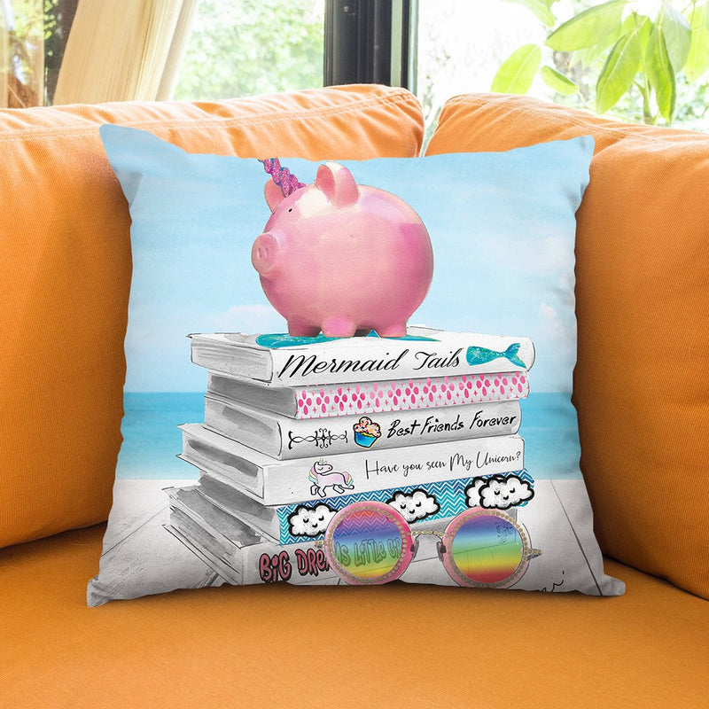 Mermaid Tails Throw Pillow by Jodi Pedri