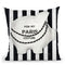 Paris Couture Piggy Throw Pillow by Jodi Pedri