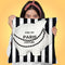 Paris Couture Piggy Throw Pillow by Jodi Pedri