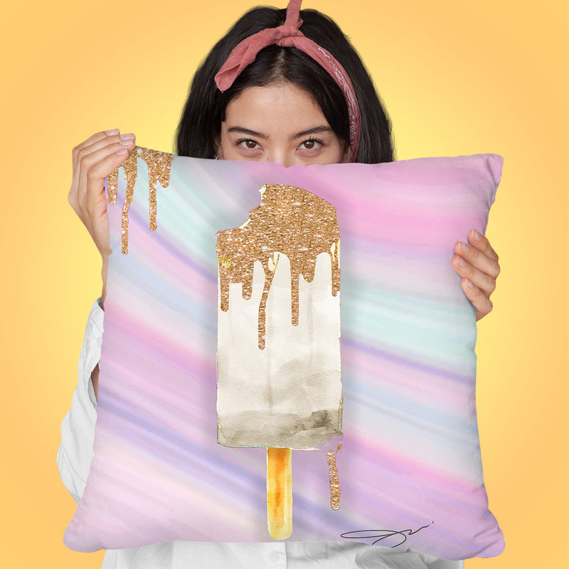 Pop Of Glitter Throw Pillow by Jodi Pedri