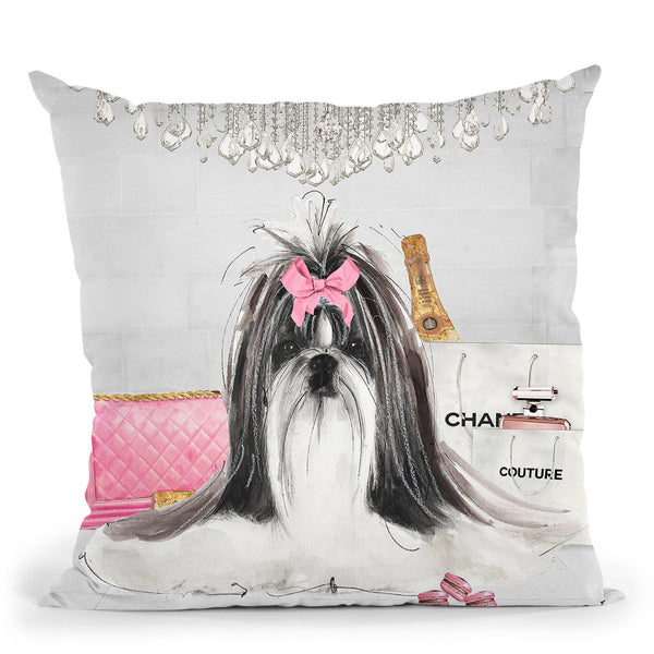 Pretty In Pink Throw Pillow by Jodi Pedri
