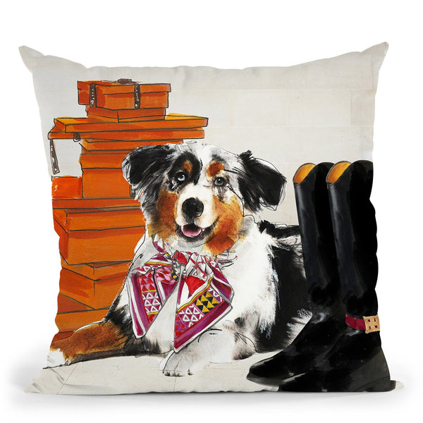 Ride In Style Throw Pillow by Jodi Pedri