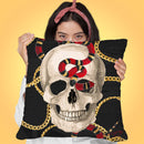 Snake Charmer Throw Pillow by Jodi Pedri