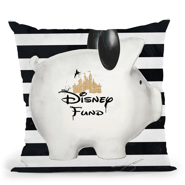 Vaca Piggy Throw Pillow by Jodi Pedri