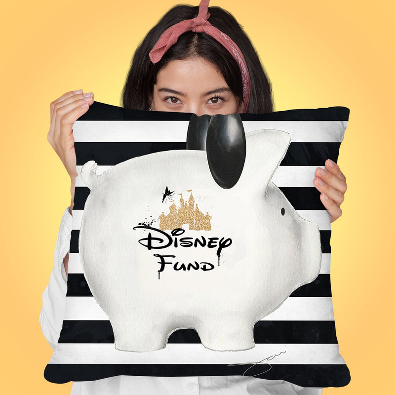 Vaca Piggy Throw Pillow by Jodi Pedri