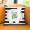 Weed Piggy Throw Pillow by Jodi Pedri