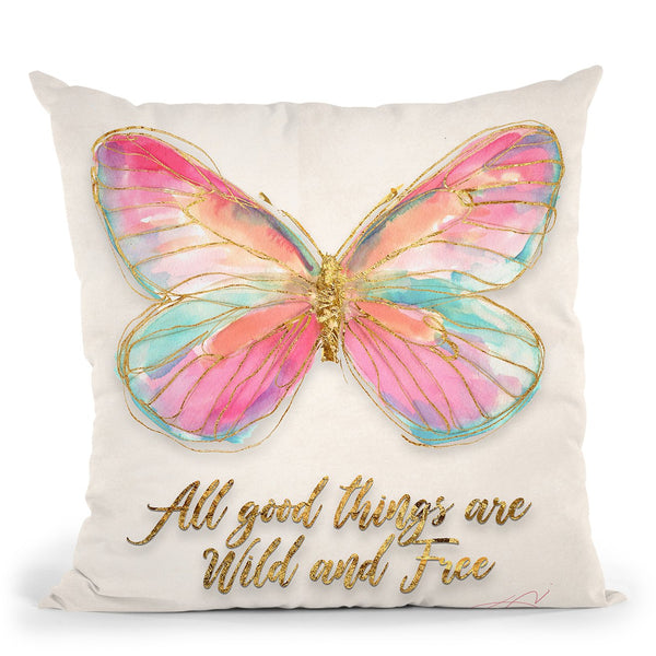 Wild And Free Throw Pillow by Jodi Pedri