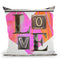 Love In Pink Throw Pillow by Jodi Pedri
