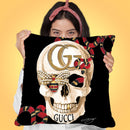Beelieve In Gg Throw Pillow by Jodi Pedri