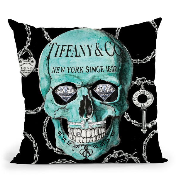 Diamond Digger Throw Pillow by Jodi Pedri